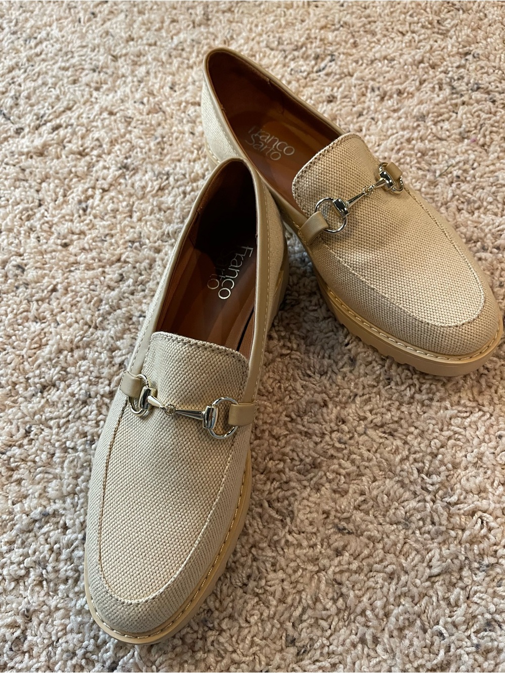Franco Sarto Cason loafers with horsebit 7.5 M